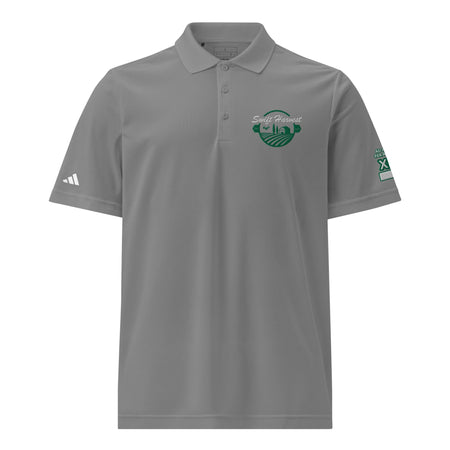 swiftharvest.net Grey Three / S Foco1 White Lettering adidas sport polo