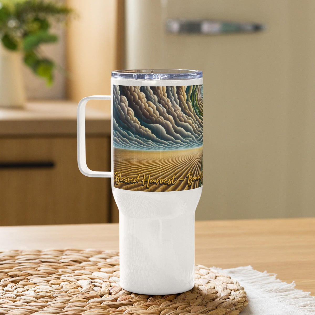 swiftharvest.net Harvest Art Travel mug with a handle