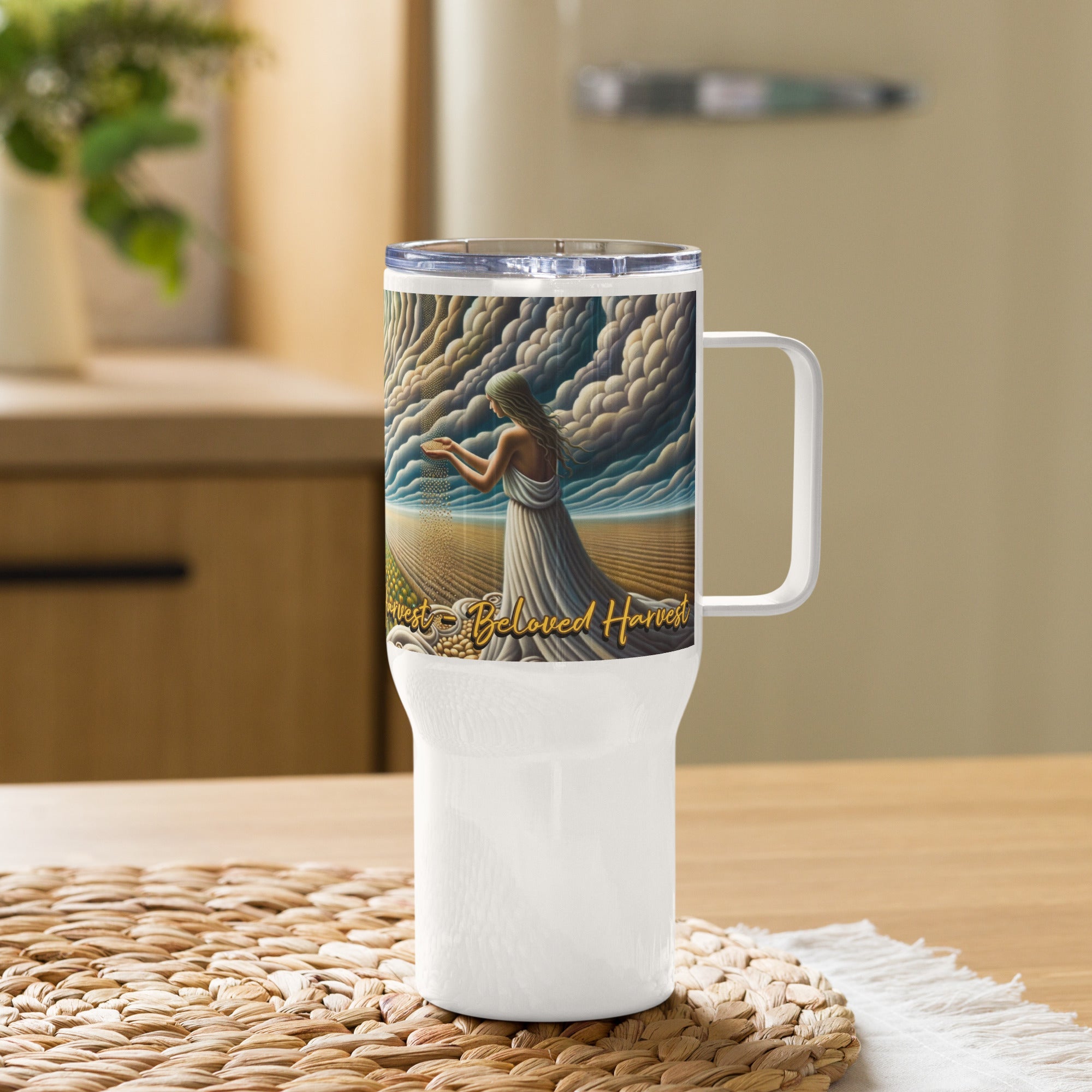 swiftharvest.net Harvest Art Travel mug with a handle