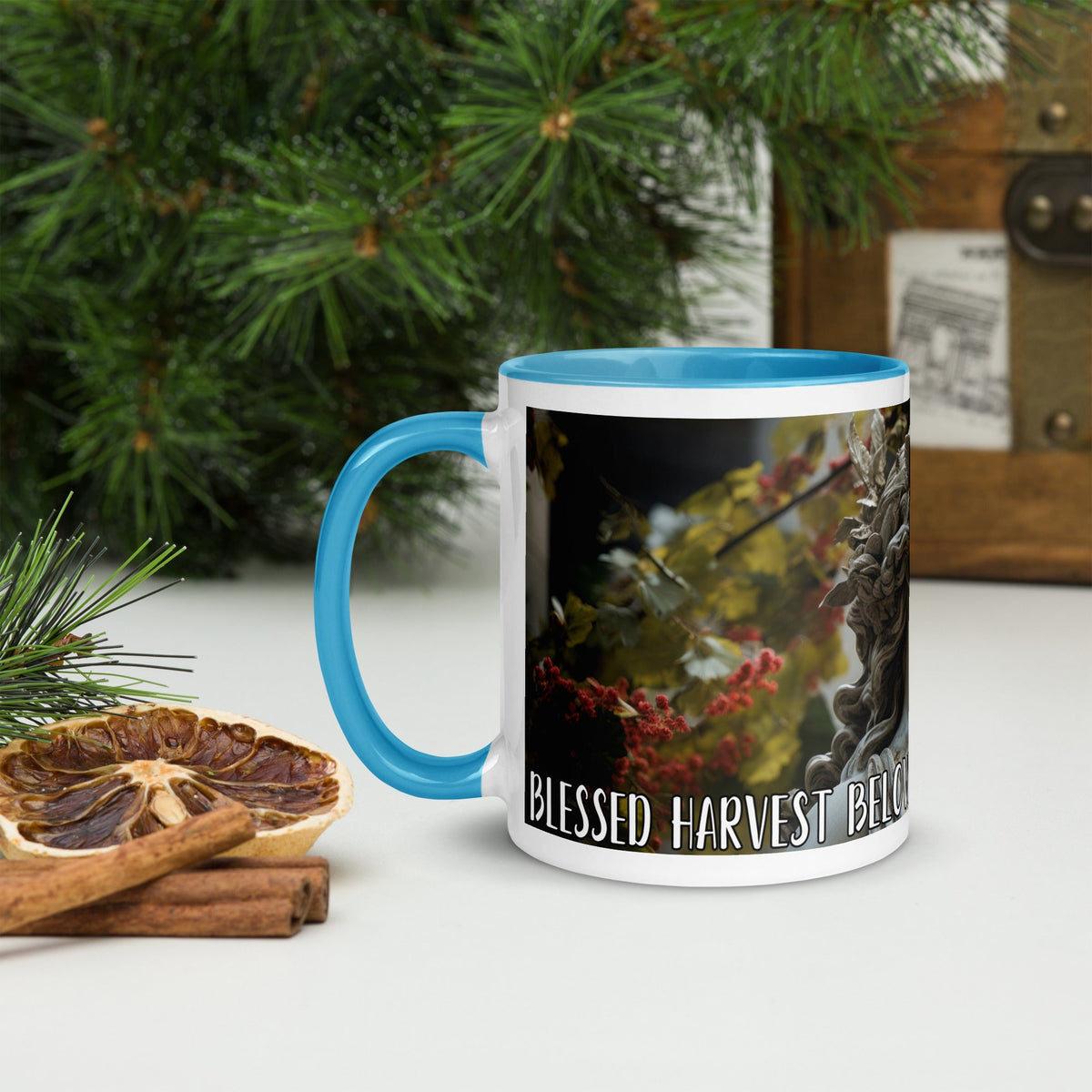 swiftharvest.net Harvest Goddess Demeter Mug with Color Inside