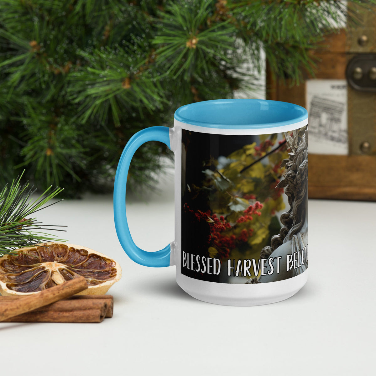 swiftharvest.net Harvest Goddess Demeter Mug with Color Inside