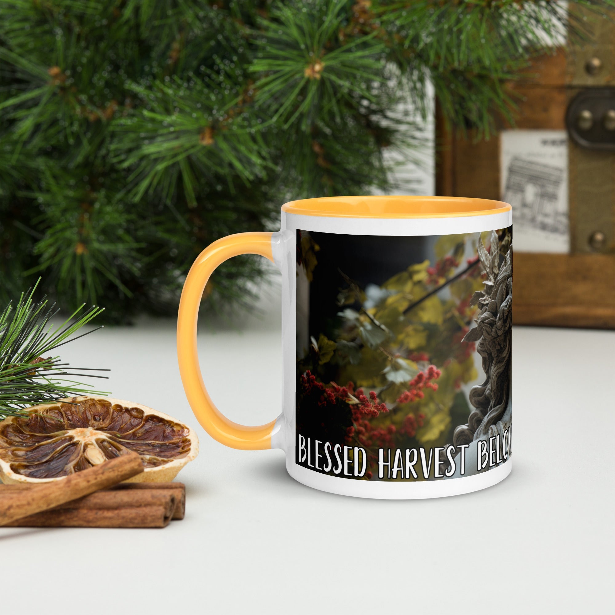 swiftharvest.net Harvest Goddess Demeter Mug with Color Inside