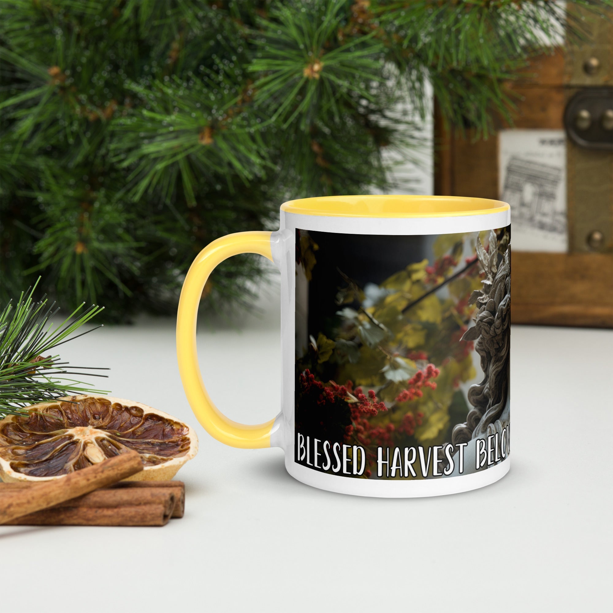 swiftharvest.net Harvest Goddess Demeter Mug with Color Inside