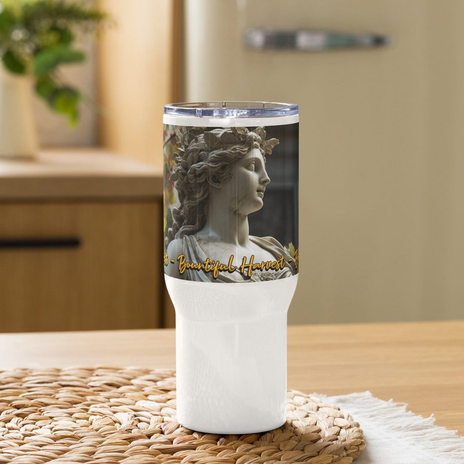 swiftharvest.net Harvest Goddess Demeter Travel mug with a handle