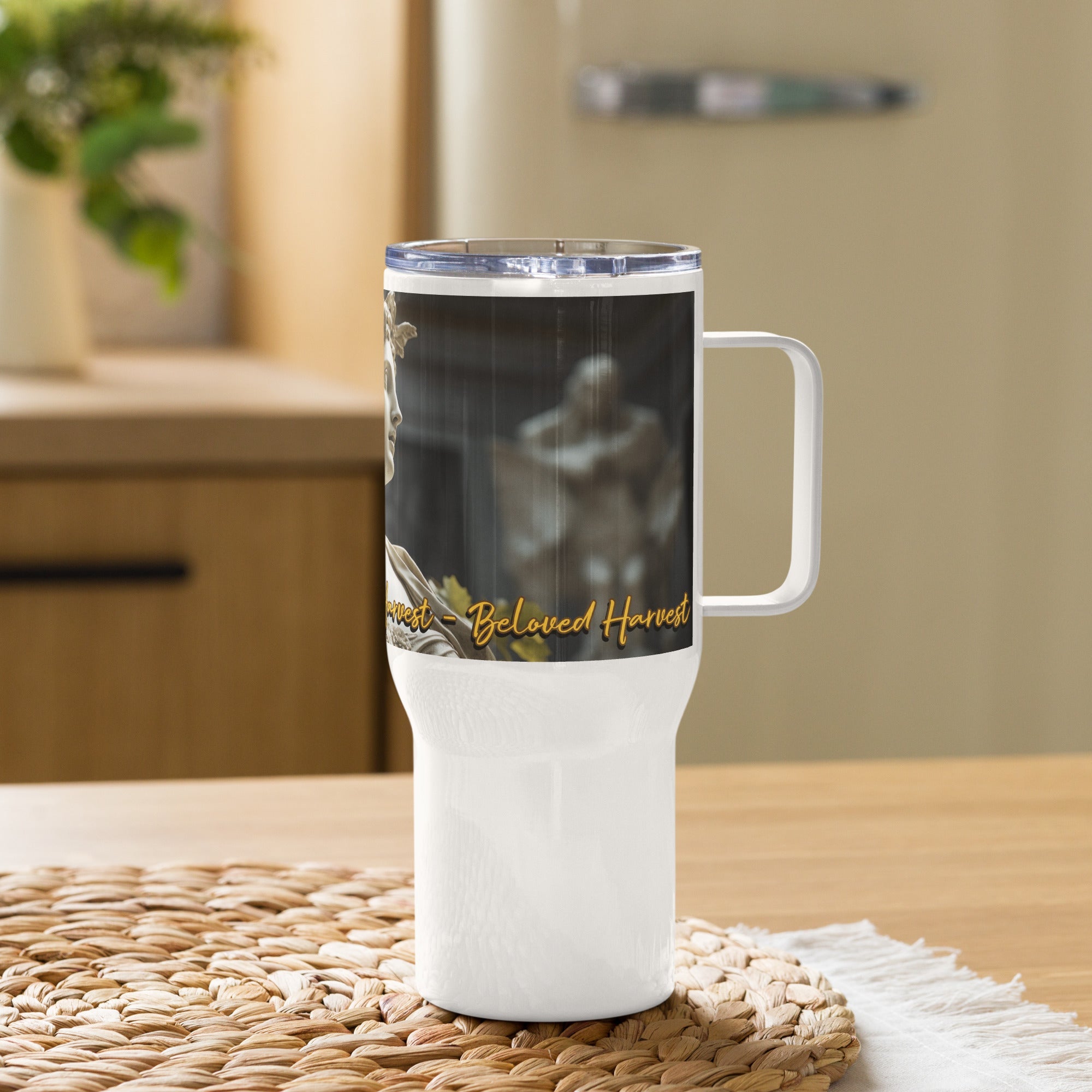 swiftharvest.net Harvest Goddess Demeter Travel mug with a handle