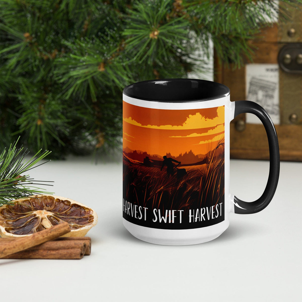 swiftharvest.net Harvest Sunset Mug with Color Inside