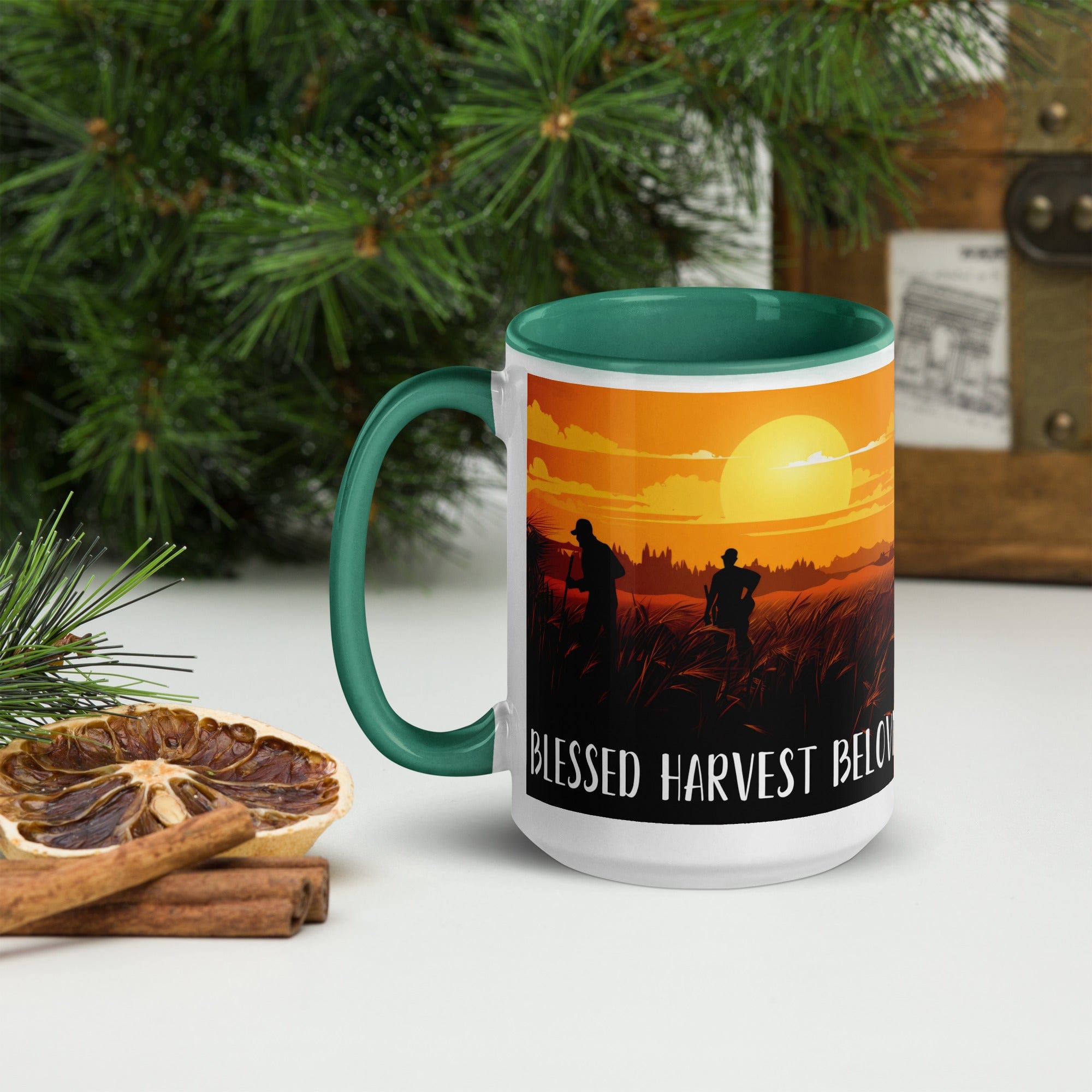 swiftharvest.net Harvest Sunset Mug with Color Inside