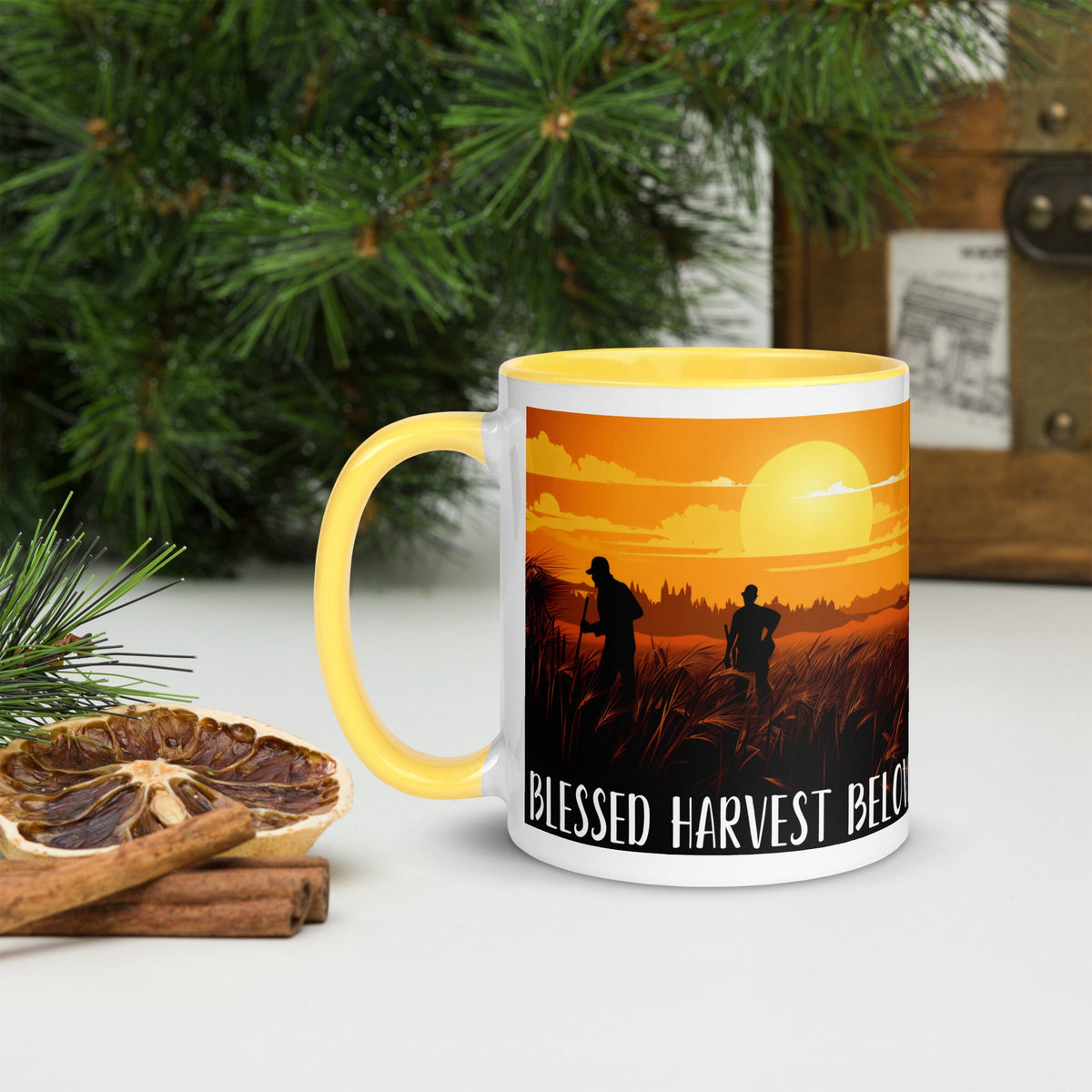 swiftharvest.net Harvest Sunset Mug with Color Inside