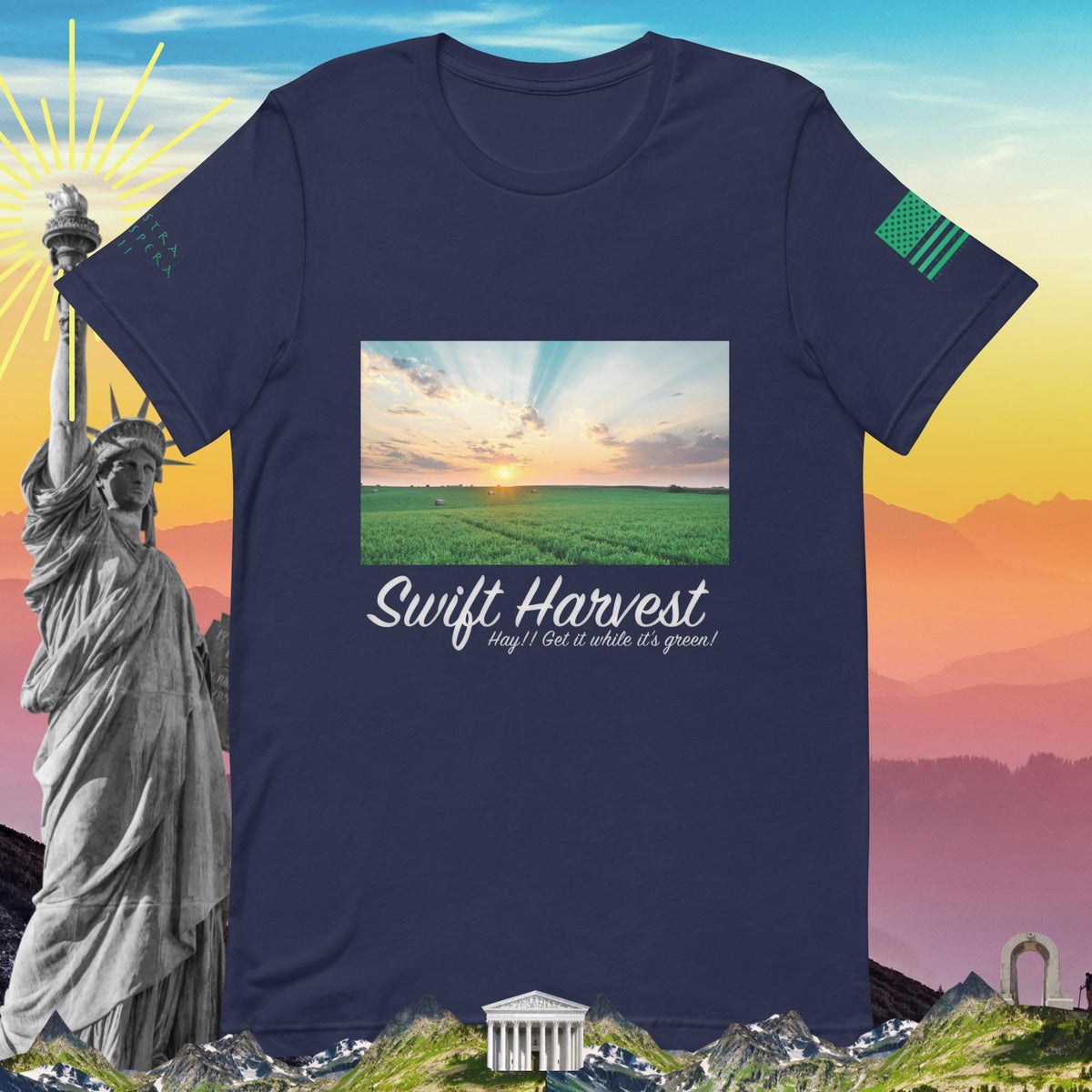 swiftharvest.net Hay!! Get it while it's Green! Unisex t-shirt