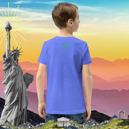 swiftharvest.net Heather Columbia Blue / S Sunset Harvest Boys Youth Short Sleeve T-Shirt