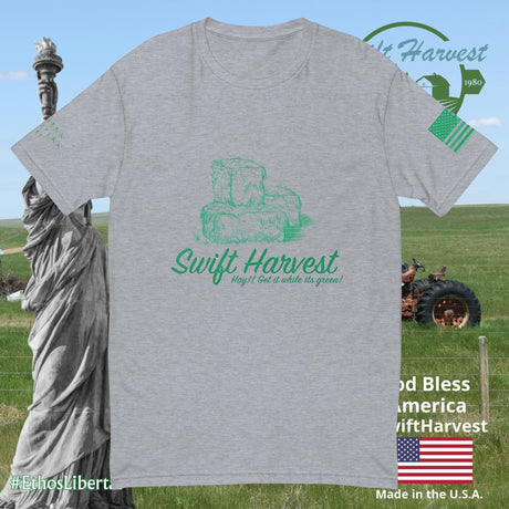 swiftharvest.net Heather Grey / XS Hay!! Get it while it's green! Short Sleeve T-shirt
