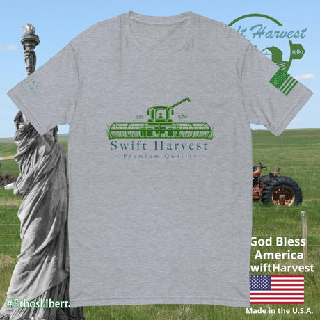 swiftharvest.net Heather Grey / XS Swift Harvest Swather Short Sleeve T-shirt