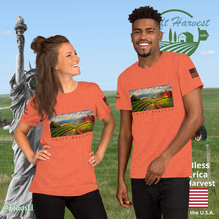 swiftharvest.net Heather Orange / S Swift Harvest Farm Art Unisex t-shirt