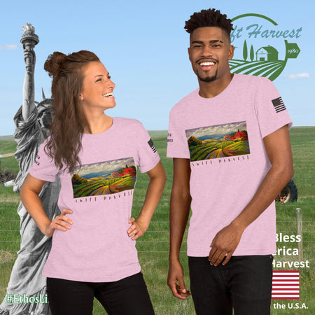 swiftharvest.net Heather Prism Lilac / XS Swift Harvest Farm Art Unisex t-shirt