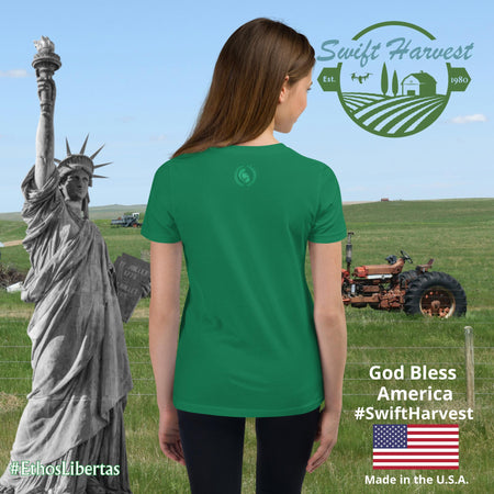 swiftharvest.net Kelly / S Harvest Goddess Girls Youth Short Sleeve T-Shirt