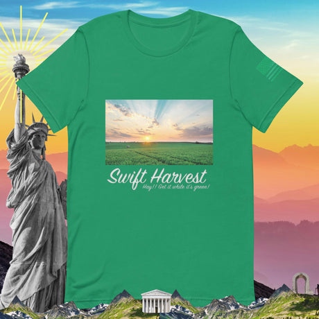swiftharvest.net Kelly / XS Hay!! Get it while it's Green! Unisex t-shirt