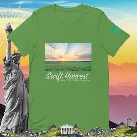 swiftharvest.net Leaf / S Hay!! Get it while it's Green! Unisex t-shirt