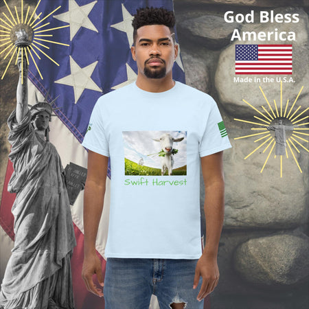 swiftharvest.net Light Blue / S Swift Harvest Goat Men's classic tee