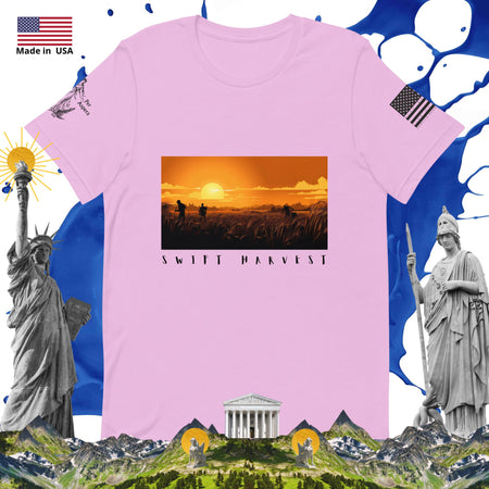 swiftharvest.net Lilac / S Sun Set Harvet Swift Harvest Unisex t-shirt