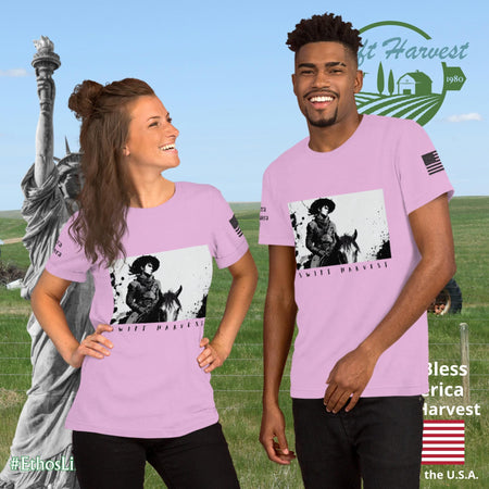 swiftharvest.net Lilac / S Swift Harvest Cowboy Unisex t-shirt