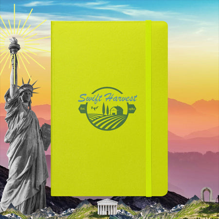 swiftharvest.net Lime Swift Harvest Hardcover bound notebook