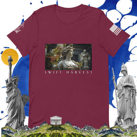 swiftharvest.net Maroon / XS Harvest Goddess Demeter V1.0 Unisex t-shirt