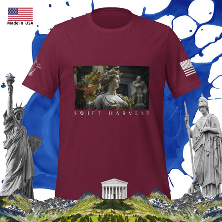 swiftharvest.net Maroon / XS Harvest Goddess Demeter V1.1 Unisex t-shirt