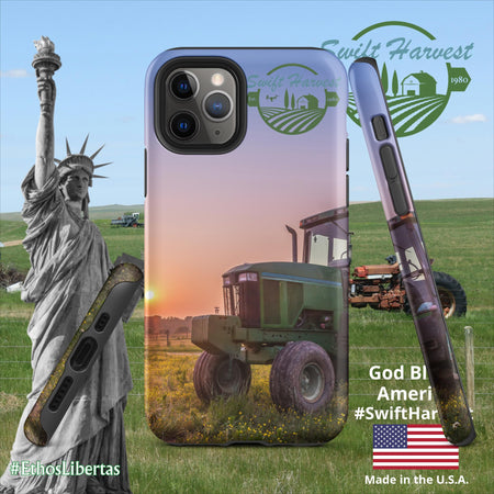 swiftharvest.net Matte / iPhone 11 Pro Green Tractor Swift Harvest Tough Case for iPhone®