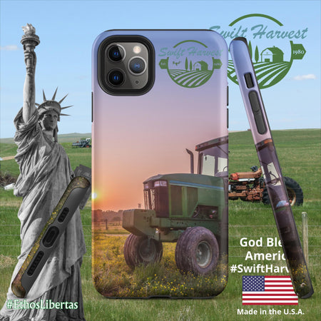 swiftharvest.net Matte / iPhone 11 Pro Max Green Tractor Swift Harvest Tough Case for iPhone®