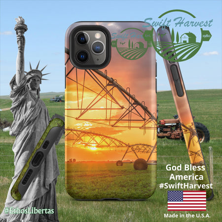 swiftharvest.net Matte / iPhone 11 Pro Swift Harvest Sprinkler Sunset Tough Case for iPhone®