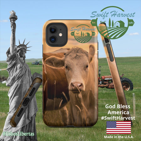 swiftharvest.net Matte / iPhone 11 Swift Harvest Apollos Golden Cows Tough Case for iPhone®