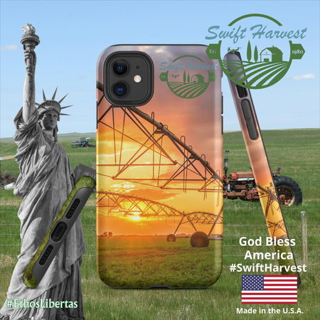 swiftharvest.net Matte / iPhone 11 Swift Harvest Sprinkler Sunset Tough Case for iPhone®