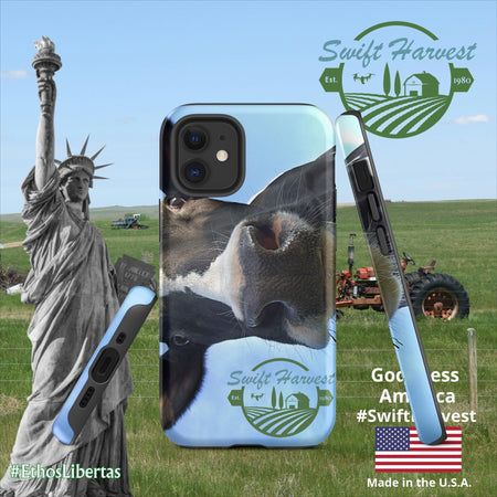 swiftharvest.net Matte / iPhone 12 mini Swift Harvest Holy Cow Tough Case for iPhone®