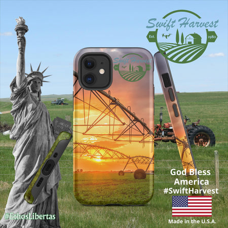 swiftharvest.net Matte / iPhone 12 mini Swift Harvest Sprinkler Sunset Tough Case for iPhone®