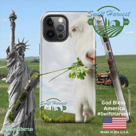 swiftharvest.net Matte / iPhone 12 Pro Max Swift Harvest Goat Tough Case for iPhone®