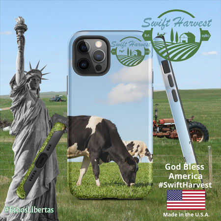 swiftharvest.net Matte / iPhone 12 Pro Swift Harvest Holy Cows Tough Case for iPhone®