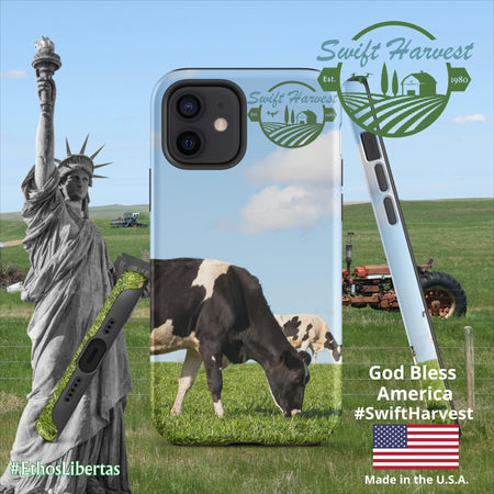 swiftharvest.net Matte / iPhone 12 Swift Harvest Holy Cows Tough Case for iPhone®