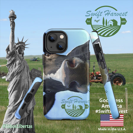 swiftharvest.net Matte / iPhone 13 mini Swift Harvest Holy Cow Tough Case for iPhone®