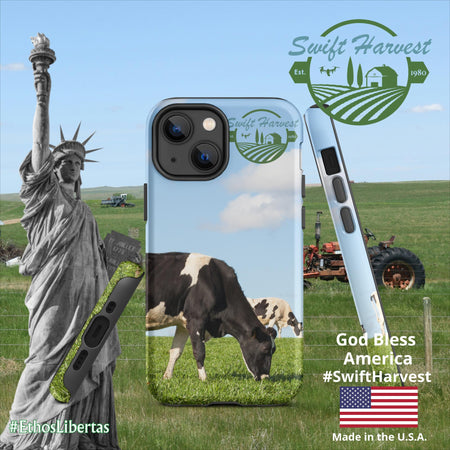 swiftharvest.net Matte / iPhone 13 mini Swift Harvest Holy Cows Tough Case for iPhone®