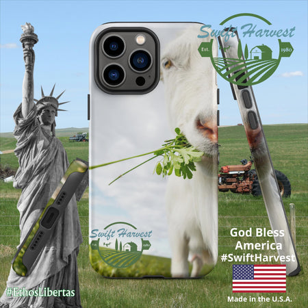 swiftharvest.net Matte / iPhone 13 Pro Max Swift Harvest Goat Tough Case for iPhone®