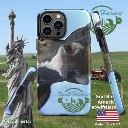 swiftharvest.net Matte / iPhone 13 Pro Max Swift Harvest Holy Cow Tough Case for iPhone®