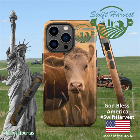 swiftharvest.net Matte / iPhone 13 Pro Swift Harvest Apollos Golden Cows Tough Case for iPhone®