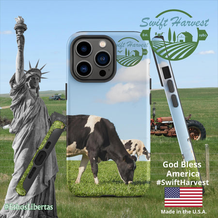 swiftharvest.net Matte / iPhone 13 Pro Swift Harvest Holy Cows Tough Case for iPhone®