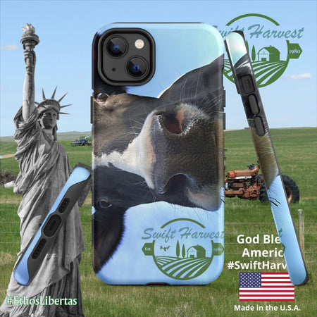 swiftharvest.net Matte / iPhone 14 Plus Swift Harvest Holy Cow Tough Case for iPhone®