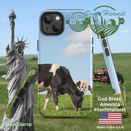 swiftharvest.net Matte / iPhone 14 Plus Swift Harvest Holy Cows Tough Case for iPhone®