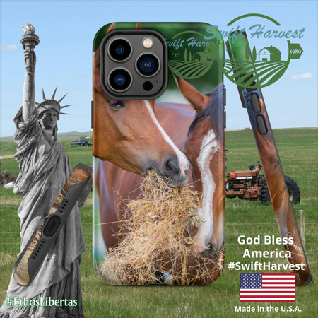 swiftharvest.net Matte / iPhone 14 Pro Max Just Horsing Around Swift Harvest Tough Case for iPhone®