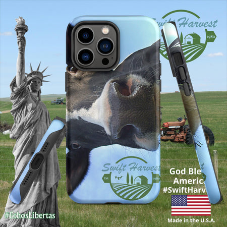 swiftharvest.net Matte / iPhone 14 Pro Max Swift Harvest Holy Cow Tough Case for iPhone®