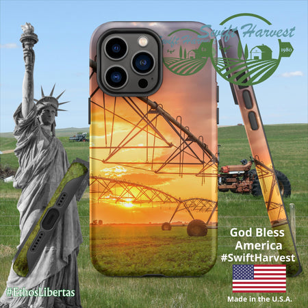 swiftharvest.net Matte / iPhone 14 Pro Max Swift Harvest Sprinkler Sunset Tough Case for iPhone®