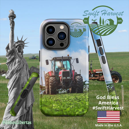 swiftharvest.net Matte / iPhone 14 Pro Swift Harvest Tractor Tough Case for iPhone®