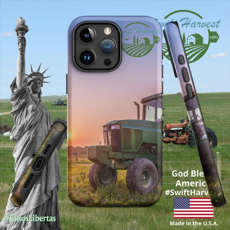 swiftharvest.net Matte / iPhone 15 Pro Max Green Tractor Swift Harvest Tough Case for iPhone®